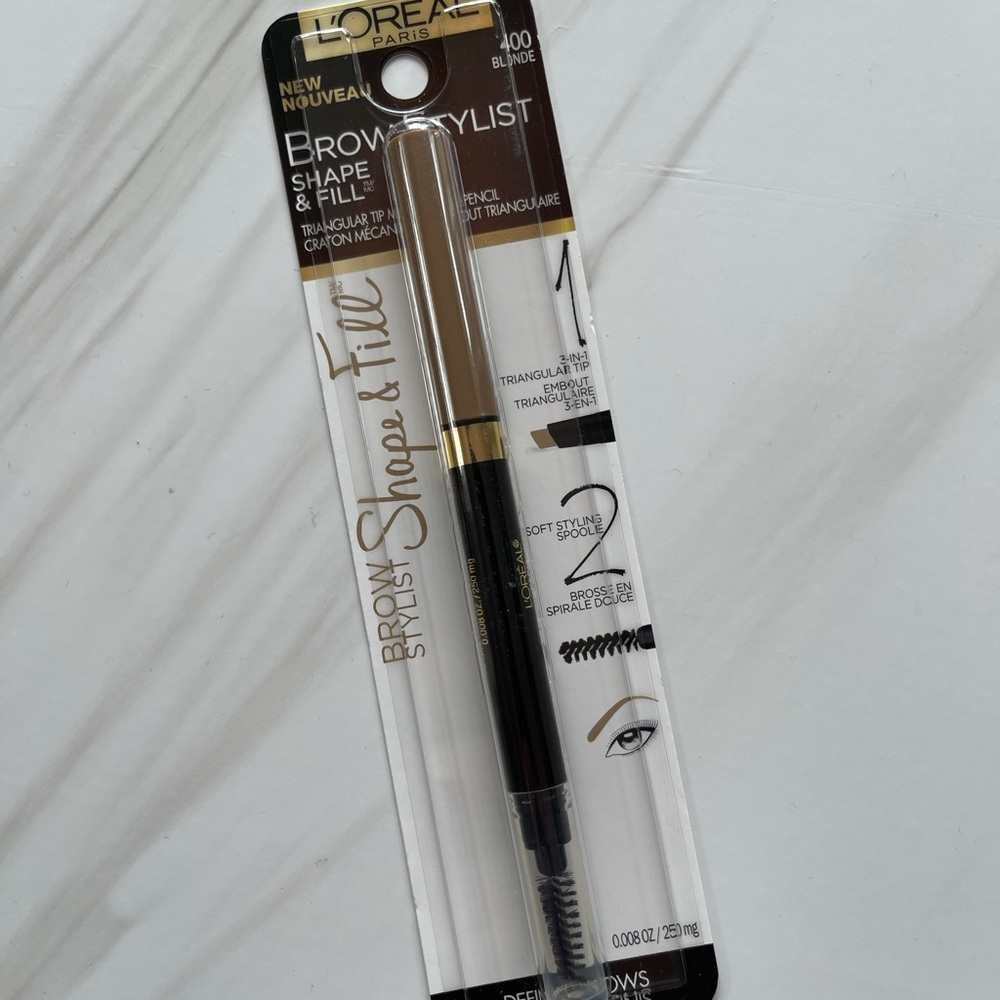 L’Oréal brow stylist shape & fill pencil 400 blond